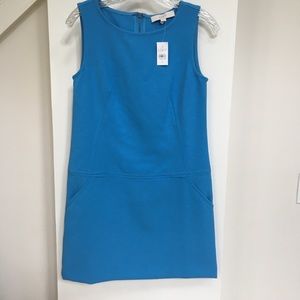LOFT Blue Dress w Pockets